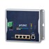 Planet WGR-500-4P: Průmyslový IoT router/switch, 4* 1GbE 802.3at PoE+, statické směrování, RIPv1/2