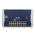 Planet WGS-4215-16P2S: Průmyslový L2+ switch s managementem, 16portový 1000T 802.3at PoE+, 2-Port 100/1000X SFP, Wall-mount