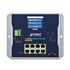 Planet WGS-5225-8P2SV: Průmyslový L3 switch s managementem, 8portový 10/100/1000T 802.3at PoE+, 2portový 1G/2.5G SFP, wall-mount,  s  LCD touch screenem