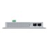 Planet WGS-5225-8T2SV: Průmyslový L2+/L4 switch, 8portový 10/100/1000T, 2portový 1G/2.5G SFP, wall-mount,  s  LCD touch screenem