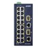 Planet IFGS-1822TF: L2 industriální switch bez managementu, 16* 10/100TX + 2* 1 Gb TP/SFP Combo porty, (-40 až 75 C, duální vstupy na 12-48VDC / 24VAC)