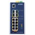 Planet IGS-5225-8P2S2X: L3 industriální PoE+ switch s managementem, 8* 1000T + 2* 100/1000X SFP + 2* 10G SFP+, -40 až 75 C, 2x vstupy - 48 až 56V DC, Modbus TCP, prvky síťové bezpečnosti, OSPFv2 a IPv4/6 statické směrování