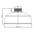 Sunell SN-CBK201A: Pendant cap for ECAR