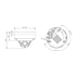 Sunell SN-IPV8050EDAR-Z: 5Mpx IP dome kamera s IR přísvitem až na 40m, cable free, 1/2.8