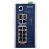 Planet IGS-4215-8P2T2S: L2+/L4 industriální PoE+ switch s managementem, 8* 10/100/1000T + 2* 10/100/1000T + 2* 100/1000X SFP, -40 - 75 C, duální vstupy 48~56V DC, SNMPv3, 802.1Q VLAN, IGMP Snooping, SSL, SSH, ACL