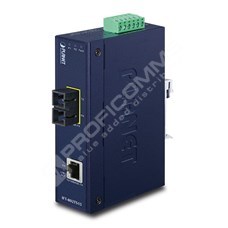Planet IFT-802TS15: Průmyslový Fast Ethernet Media převodník SC SM - 15KM - slim velikost