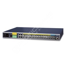 Planet IGS-6325-20S4C4X: L3 industriální core switch s 10Gb uplinky a managementem - 14*100/1G SFP (4* Combo(RJ-45/SFP)) + 10*1G/2.5G SFP + 4*10G SFP+, OSPF, statické směrování