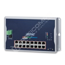 Planet WGS-4215-16P2S: Průmyslový L2+ switch s managementem, 16portový 1000T 802.3at PoE+, 2-Port 100/1000X SFP, Wall-mount