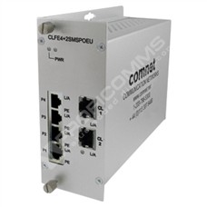 ComNet CLFE4+2SMSC: Průmyslový self managed swith 4x 10/100Tx RJ45 port a 2x Ethernet over Coax port