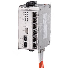 Microsens MS650919PM: Průmyslový Gigabti Ethernet switch, 4x 10/100/1000M PoE+ (PSE), 1x 10/100/1000T PoE+ (PD), 2x GE Combo RJ45/SFP