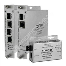 ComNet CNMC2SFPPOE: Průmyslový Gigabit Ethernet 2 port media konvertor 2x10/100/1000M RJ45 s PoE+ na 2x 100/1000M SFP
