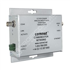 ComNet CLTVE1COAX/M: Průmyslový Fast Ethernet 10/100M RJ45  a video mini media konvertor na koax