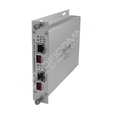 ComNet CNFE2CL2MC: Průmyslový 2 port Fast Ethernet media konvertor 2x 10/100M RJ45 na 2x koax