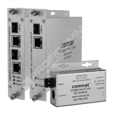 ComNet CNMC2SFP: Průmyslový Gigabit Ethernet 2 port media konvertor 2x10/100/1000M RJ45 na 2x 100/1000M SFP