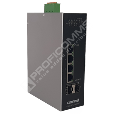 ComNet CNGE6FX2TX4MSP: 6 Port Managed Gigabit Switch 30W PoE