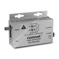 ComNet CNFE1002SAC1B-M: Průmyslový WDM Fast Ethernet mini media konvertor 10/100M RJ45 na SM ST