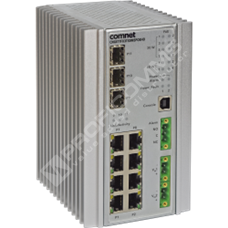 ComNet CNGE11FX3TX8MS: Průmyslový 8 portový Gigabit Ethernet L2 switch s managementem, 2x SFP port s 2.5Gbps