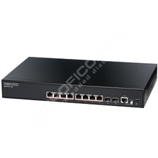 Edge-Core ECS2100-10P: Gigabit Ethernet L2 PoE Smart switch 10 port, 8x PoE max. 125W, zdroj 230V AC