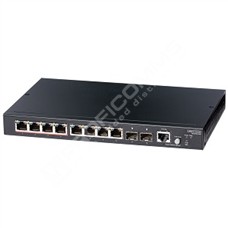 Edge-Core ECS2100-10PE: Gigabit Ethernet L2 PoE Smart switch 10 port, 4x PoE max. 65W, externí zdroj DC