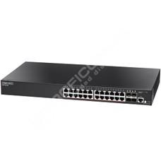 Edge-Core ECS2100-28P: Gigabit Ethernet L2 PoE Smart switch 28 port, 24x PoE max. 200W, zdroj 230V AC