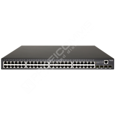 Edge-Core ECS4100-52P: L2/4 Gigabit switch 48 portů 10/100/1000Base-T a 4x 1000Base-X SFP slot, PoE výkon 370W, podpora 802.3at PoE+ 30W/port, IPv6
