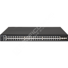 Edge-Core ECS4150-54P: Gigabit Ethernet L2 PoE switch s 25G uplinkem 54 port, zdroj AC