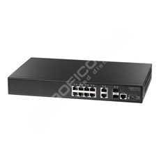Edge-Core ECS4210-12P-ref: Gigabit Ethernet L2 PoE switch 12 port, zdroj 230V AC, použitý