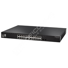Edge-Core ECS4620-28T: Gigabit Ethernet L3 switch s 10GE uplinkem 28 port, zdroj 230V AC