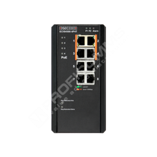 Edge-Core ECIS4500-4P4T: Průmyslový Gigabit Ethernet L2/L3 PoE+ switch s 1GE uplinkem 8 port, zdroj -48V DC