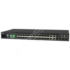 Edge-Core ECS4120-28Fv2: Gigabit Ethernet L2 switch s 10GE uplinkem 28 port, zdroj AC+DC