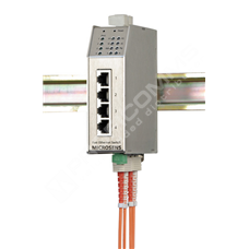 Microsens MS650502M: Průmyslový Fast Ethernet switch, 4x 10/100M RJ45, 2x FE MM 2km, SC konektory