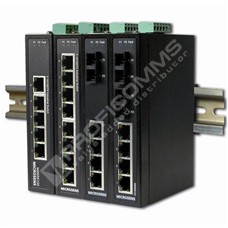 Microsens MS657104X: 5 port Průmyslový Fast Ethernet switch, 4x 10/100 Base-TX, 1x 100Base-FX Singlemode 1310nm SC 30 km