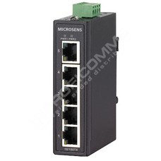 Microsens MS656100: Průmyslový Fast Ethernet switch bez managementu, 5x 10/100M RJ45