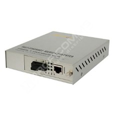 N-net NT-S1100D-20-TX1550: Fast Ethernet media konvertor 10/100M RJ45 na FE SM WDM 20km interní zdroj