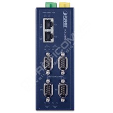 Planet ICS-2400T: Průmyslový 4portový RS232/RS422/RS485 na 2-Port 10/100 Ethernet převodník