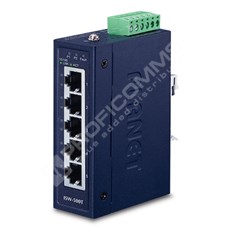 Planet ISW-500T: L2 industriální switch bez managementu, 5* 10/100TX porty (-40 až 75 C)
