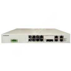 Raisecom ISCOM2608G-2GE-DC: Gigabit Ethernet L2 switch 10 port zdroj -48V DC