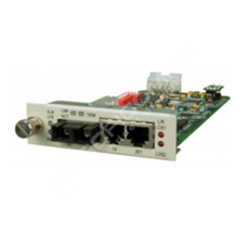 Raisecom RCMS2902-60FE-BL-SS15: Multiplexer - převodník 2x E1 + 100Mb Ethernet na optiku SM Single Fiber, TX 1550nm / RX 1310nm, 25km