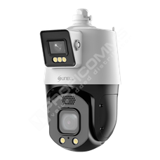 Sunell SN-IPS8655PDS-Z30: 5+4Mpx IP PTZ kamera s duálním objektivem a duálním přísvitem, IR přísvit až na 200m, přísvit teplým světlem až na 60m,PTZ:varifokální objektiv 5.3-159mm,Overview:fixní objektiv 2.8mm,AC24V/DC36V/PoE+