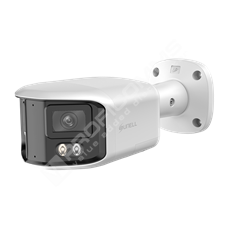 Sunell SN-IPP8086QAS-B: 8Mpx IP Panoramatická kompaktní (Bullet) kamera se dvěma senzory s duálním přísvitem, IR přísvit až na 30m, přísvit teplým světlem až na 20m, Dual 1/2.8" CMOS snímač, fixní objektiv 2.8mm, DC12V/PoE