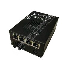 Transition Networks S4TEF1014-100: TDM multiplexer, 4x E1 plus 1x RS-232 přes 1x Dual Fiber SM optiku (20km)