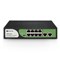 BDCOM S1500-8P2G: Unmanaged Gigabit PoE+ Switch, 8x PoE RJ-45, 2x RJ-45, zdroj 220V AC, PoE budget 110W