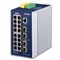 Planet IGS-6325-16P4S: L3 industriální PoE+ switch s managementem, 16* 10/100/1000T 802.3at PoE + 4* 1G/2.5G SFP, -40 to 75 C, duální vstupy 48 až 56V DC, Modbus TCP, prvky síťové bezpečnosti, OSPFv2