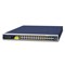 Planet IGS-6325-24P4X: L3 industriální PoE+ switch s managementem, 24* 10/100/1000T, 802.3at PoE + 4* 10G SFP+, Modbus TCP, prvky síťové bezpečnosti , OSPFv2, bez větráku