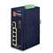 Planet ISW-514PTF: L2 industriální PoE+ switch, 4* 10/100TX 802.3at PoE + 1* 100FX SFP, -40 do 75 C, 12V~48V DC, 120W PoE až do 250 m