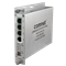 ComNet CLLFE4POEC: Průmyslový 4 kanálový Fast Ethernet PoE media konvertor 10/100M RJ45 na koax
