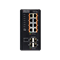 Edge-Core ECIS4500-8P4F: Průmyslový Gigabit Ethernet L2/L3 PoE+ switch s 1GE uplinkem 12 port, zdroj -48V DC