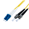 MODnet MOF-PC-OSST/LC-10D: Optický SM 9/125um patchcord, duplex, konektory ST/LC, délka 10m