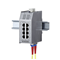 Microsens MS650869PMX-48-V2: Průmyslový Gigabit Ethernet L2 PoE switch, 7x 10/100M RJ45 s PoE, 2x FE/GE SFP, 1x GE Combo RJ45/SFP, provozní teploty -40°C až +75°C