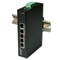 Microsens MS657100PX: Prmůyslový Fast Ethernet PoE switch, 5x 10/100T RJ45, 4x PoE+ 30W